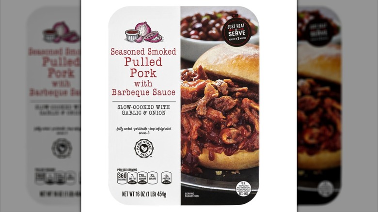 Aldi Park Street Deli BBQ Pulled Pork in packaging