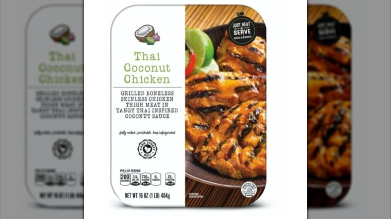 Aldi's Park Street Deli Thai-Inspired Coconut Chicken in packaging