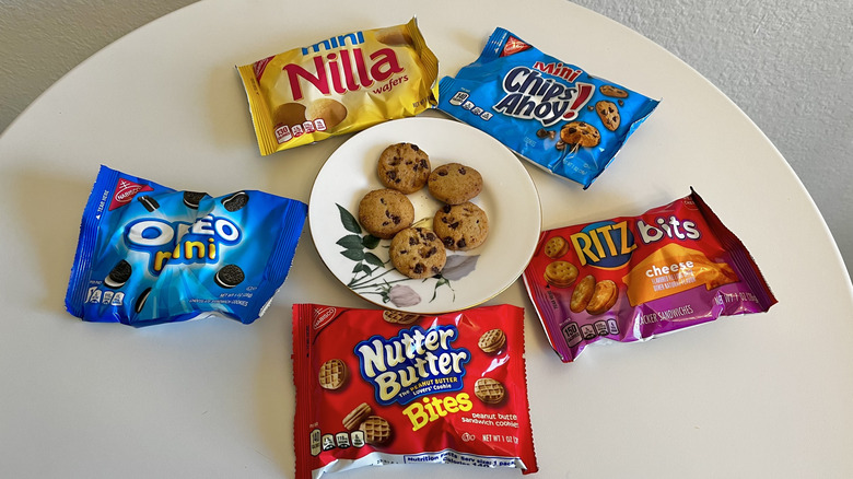 Nabisco cookies and crackers on a table