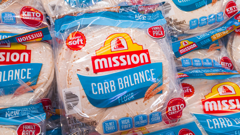 mission carb balance tortilla packages