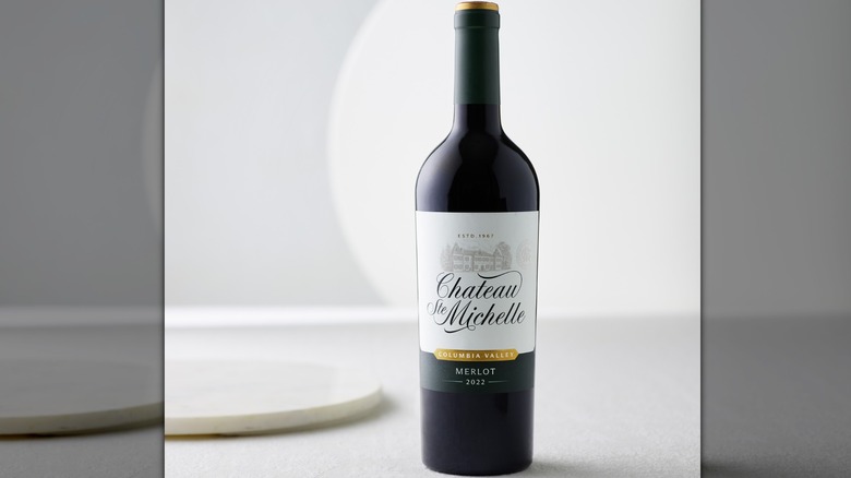 Bottle of Chateau Ste. Michelle Columbia Valley Merlot