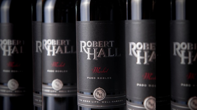 Bottles of Robert Hall Paso Robles Merlot