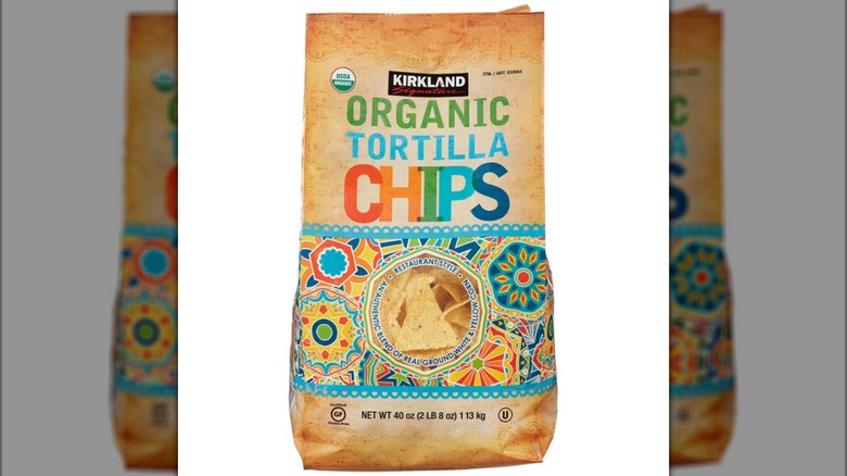 Bag of Kirkland Signature Organic Tortilla Chips