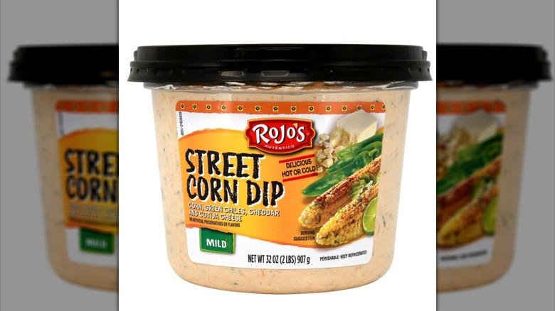 Tub of Rojo's Street Corn Dip