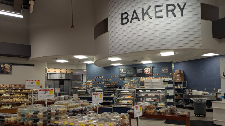 Interior of Publix bakery