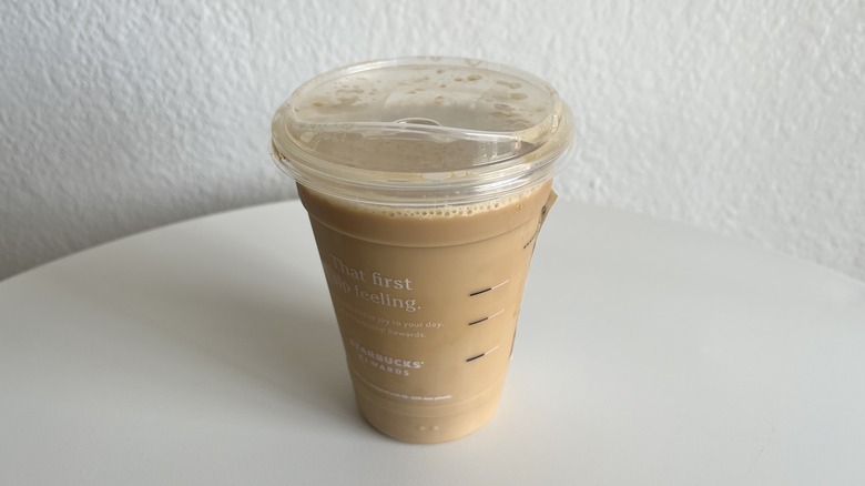 Grande Vanilla Sweet Cream Nitro Cold Brew on table