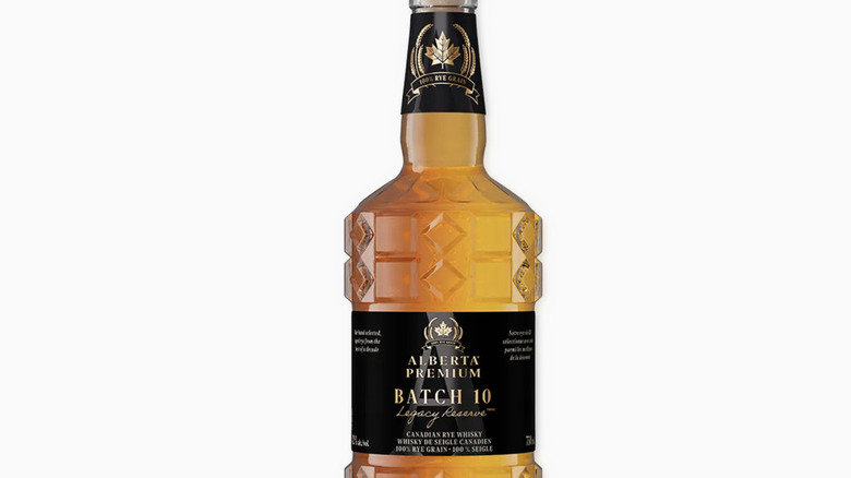 bottle of unique Canadian whisky