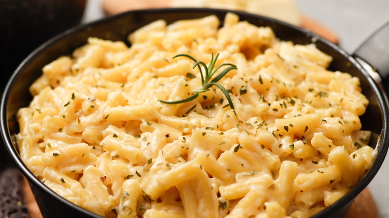 Bowl of macaroni and cheese