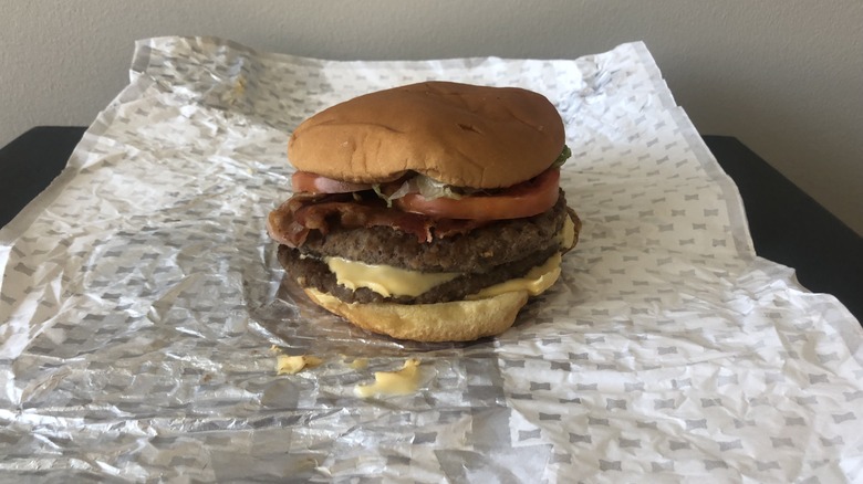 Sonic SuperSonic bacon double cheeseburger