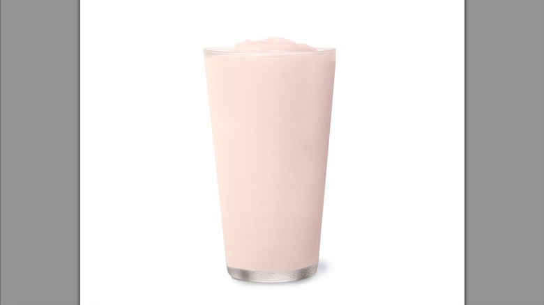Chick-fil-A Pineapple Dragonfruit Frosted Lemonade.