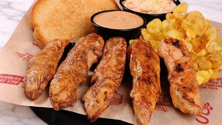 A chicken tender meal from Huey Magoo's Chicken Tenders