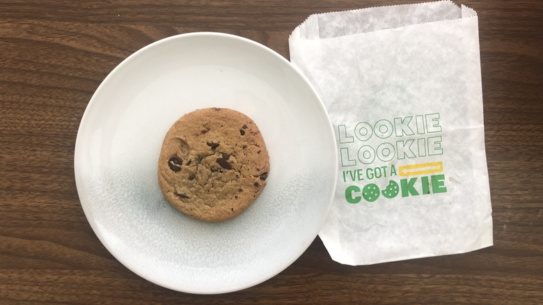 Subway chocolate chip cookie.