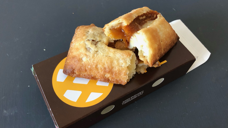 McDonald's pumpkin and creme pie.