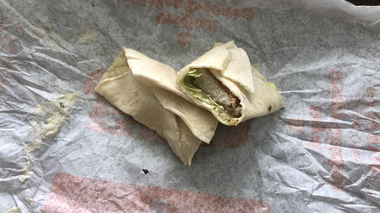 Burger King Royal Crispy Wrap.