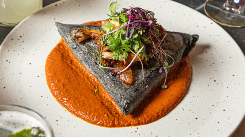 The mole manchamanteles served at Alma Negra