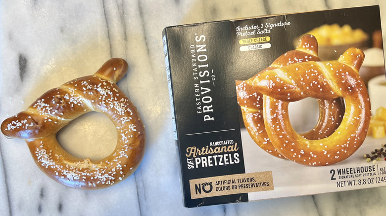 Eastern Standard Provisions Co. frozen soft pretzels with salt.