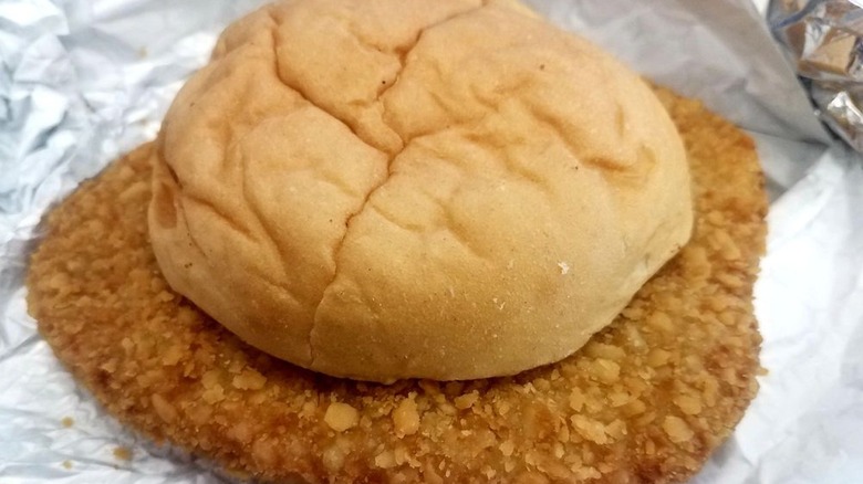 Casey's pork tenderloin sandwich