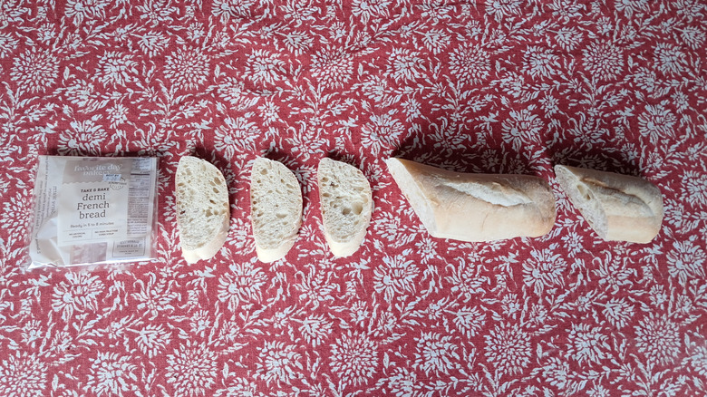Sliced loaf of bread