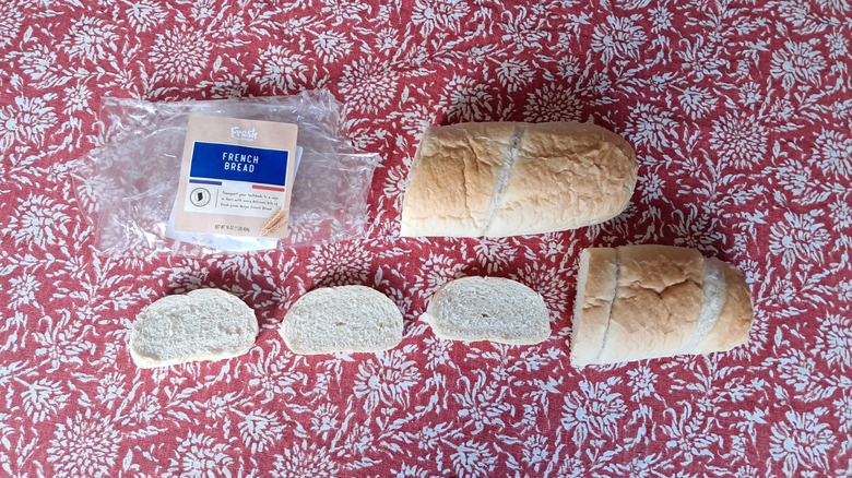 Sliced loaf on table