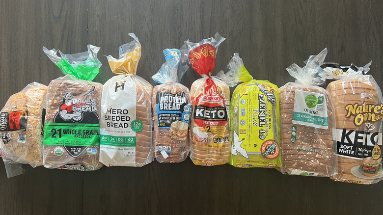 8 Store-bought high-protein breads.