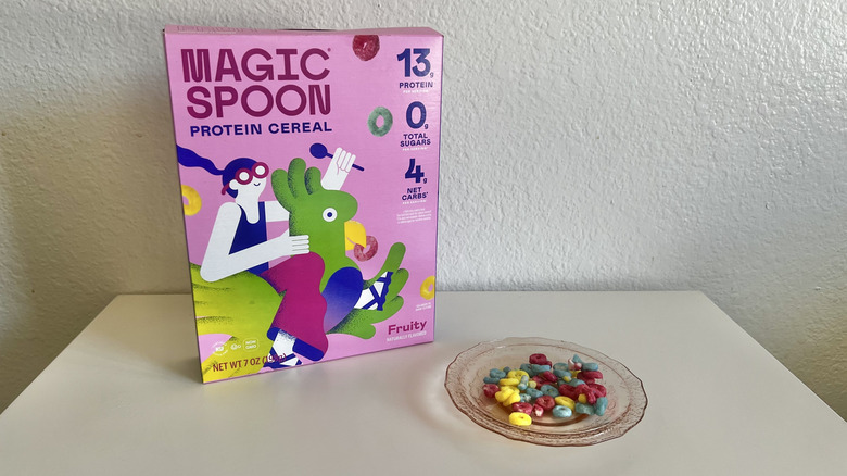 Fruity Magic Spoon cereal on a table