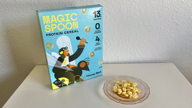 Honey Nut Magic Spoon on a plate