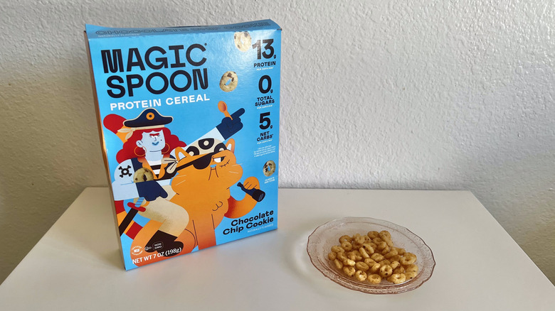 Chocolate Chip Cookie Magic Spoon cereal box