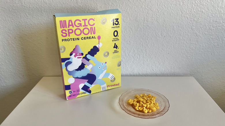 Frosted Magic Spoon cereal on a plate