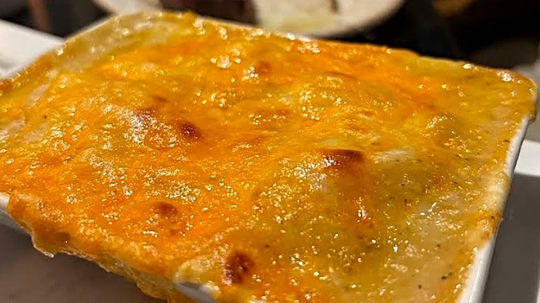 The Potatoes au Gratin dish at Ruth's Chris Steak House