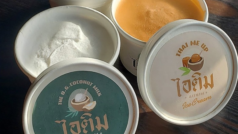 Various ice cream flavors from Ruen Pair.