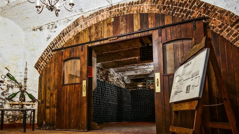 Wine cellar at Pleasant Valley Wine Company
