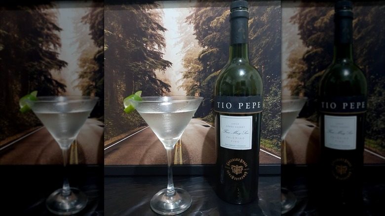 a fino martini from Tio Pepe