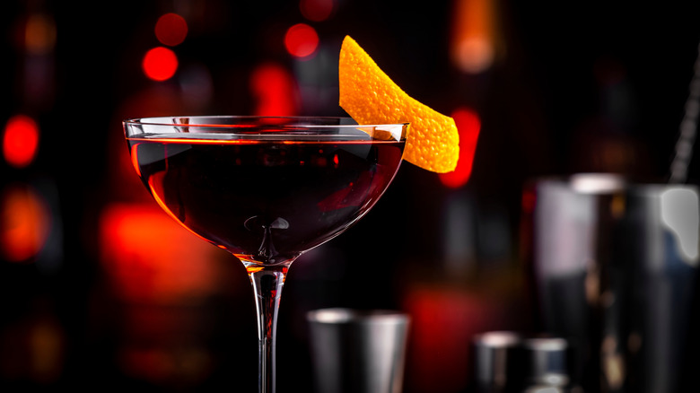 close up of adonis cocktail