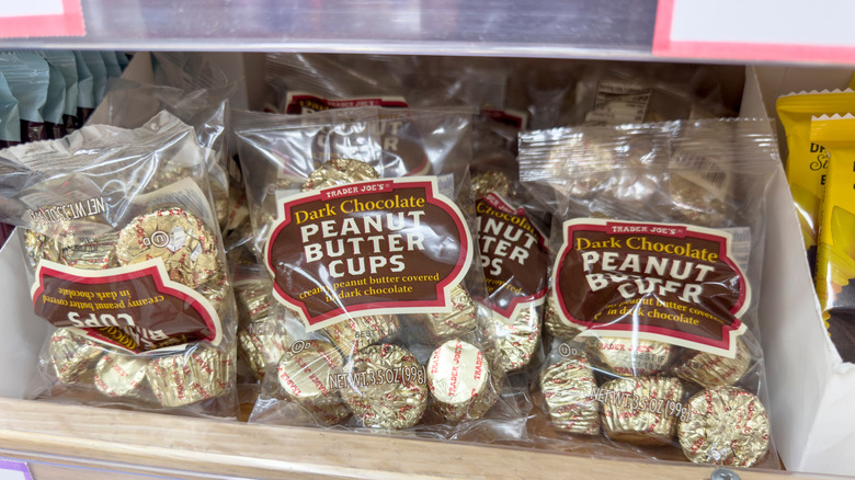 Trader Joe's dark chocolate peanut butter cups