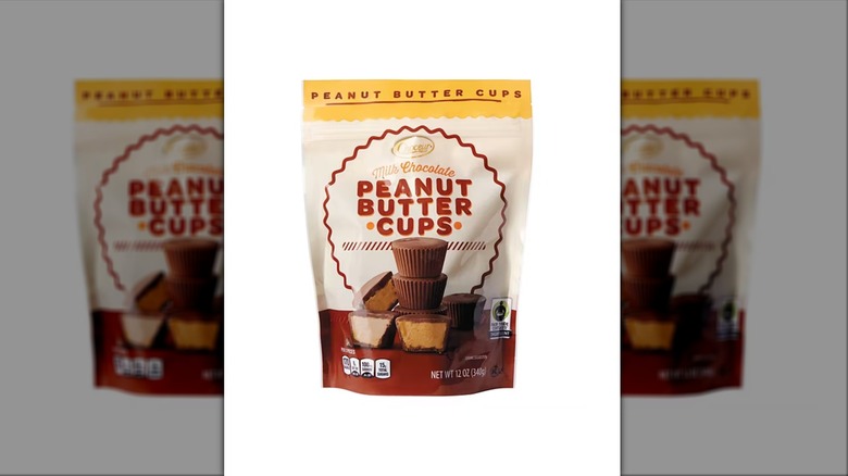 Choceur Peanut Butter Cups on white background