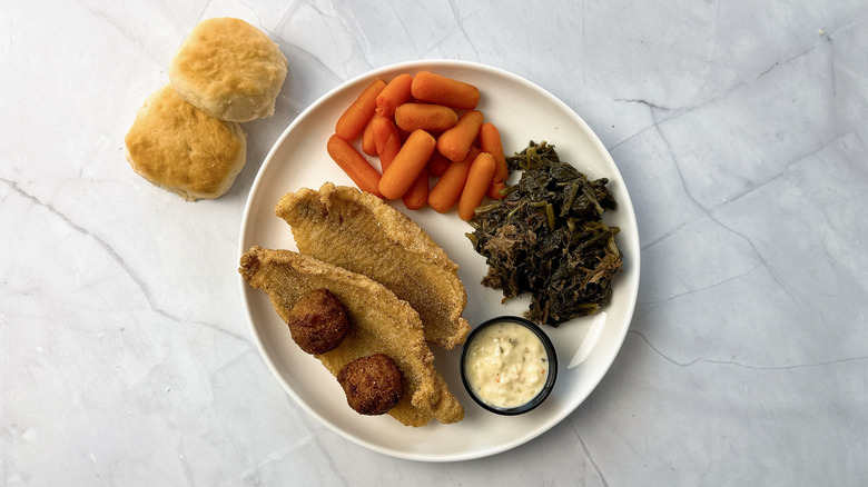 Cracker Barrel fried catfish