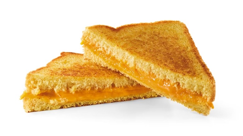 Close up of Grilled Cheese sandwich