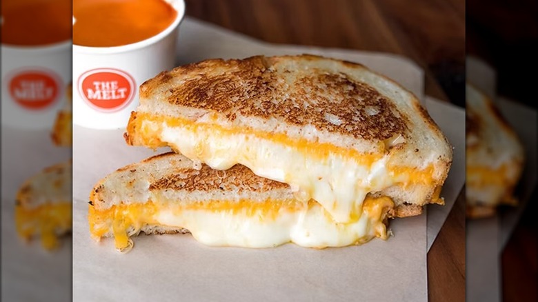 Three cheese sandwich from The Melt