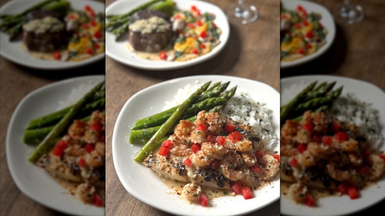 The Cod Imperial dish at Bonefish Grill on a white plate