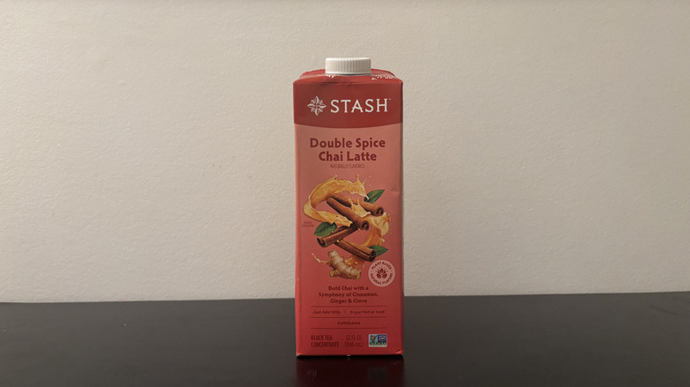 stash double chai concentrate container on table