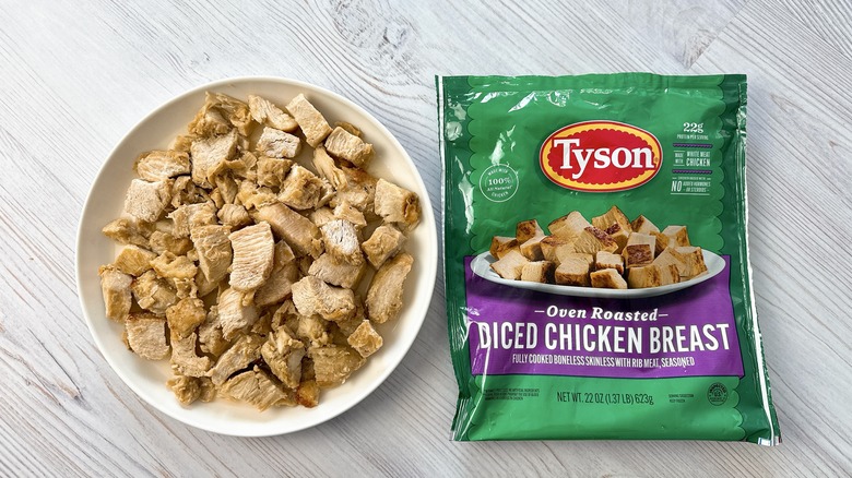 Tyson oven roasted diced chicken breast