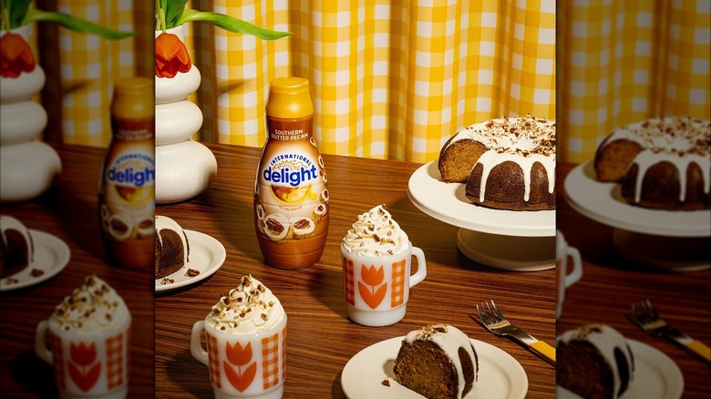 international delight southern butter pecan creamer and cake