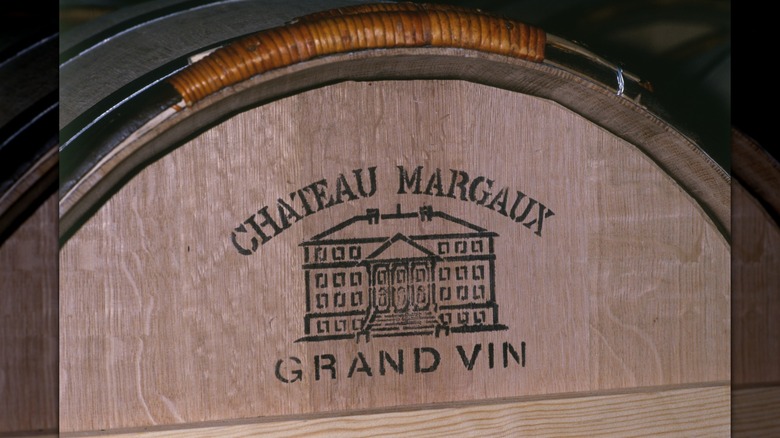 Chateau Margaux wine barrel