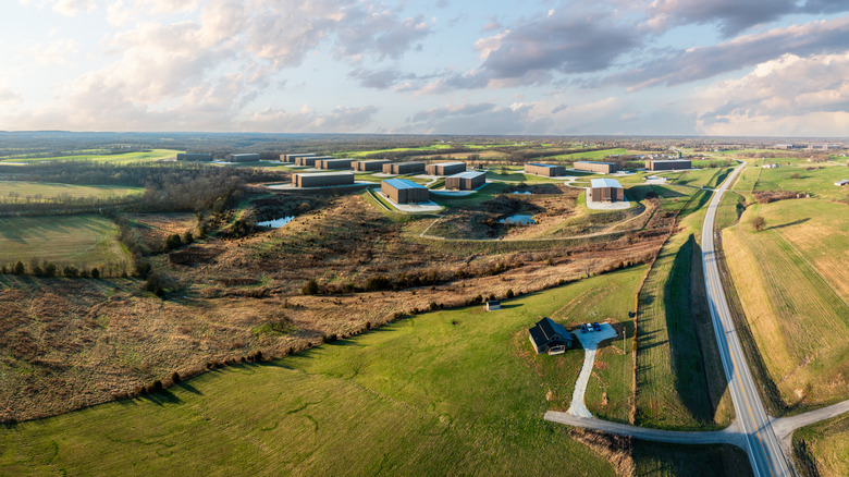 aerial view of the Heaven Hill distillery