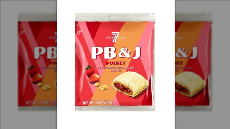 7-Select Strawberry PB&J Pocket on white background