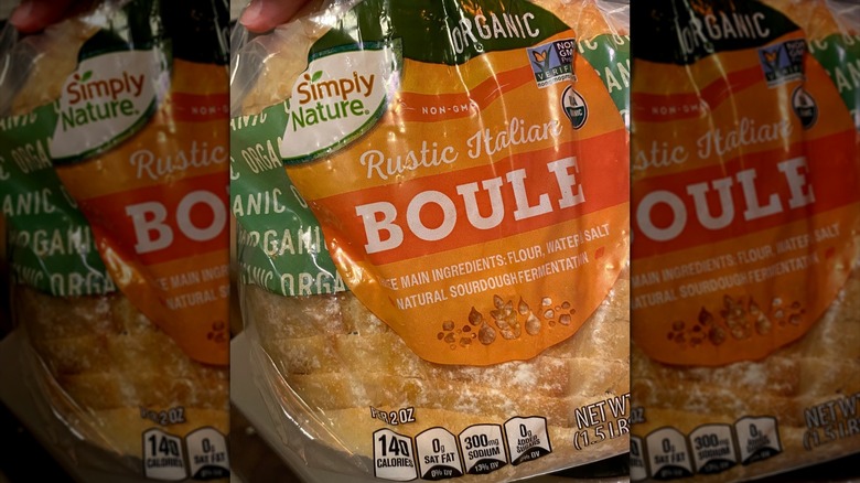 Close-up photo of a Rustic Italian Boule package