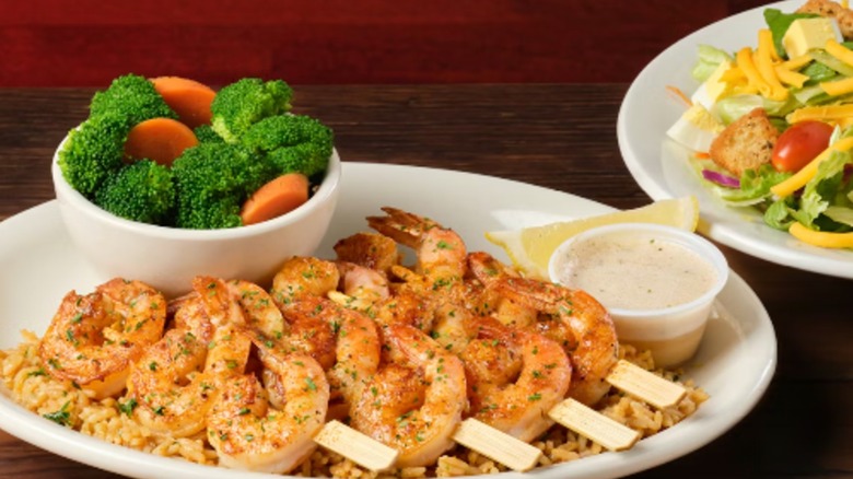 grilled shrimp dish from Texas Roadhouse