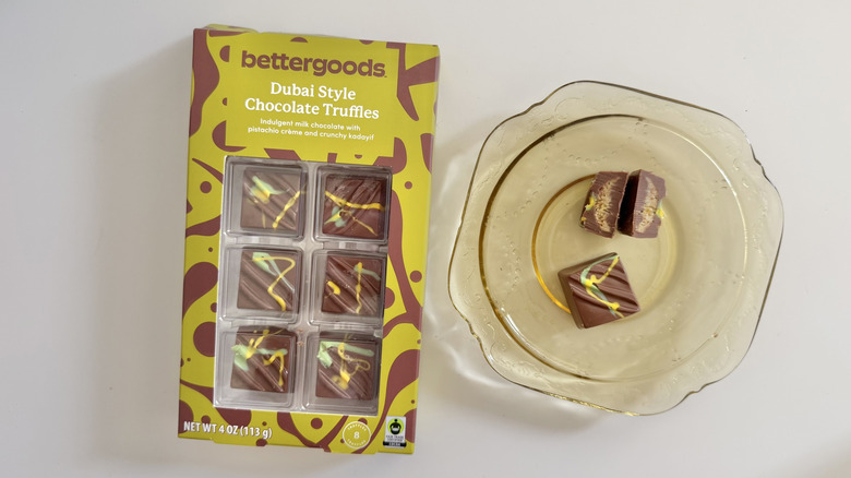 bettergoods Dubai style chocolate cut in half