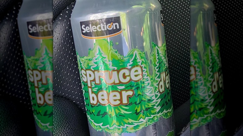 Can of Spruce Beer from the Compliments brand