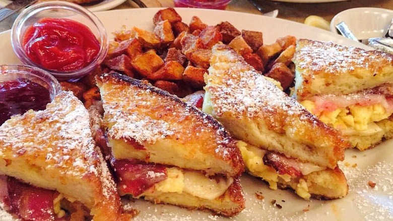 The Monte Cristo sandwich at The Cheesecake Factory